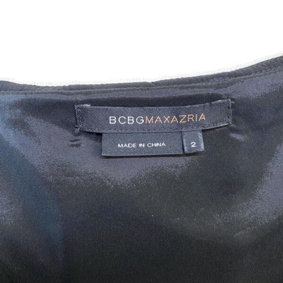 BCBG Little Black Dress Sz 2 - Picture 6 of 7